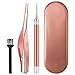 Ear Pick Ear Wax Removal Tool with Light, Langsum Ear Cleaning Tools Kit for Kids and Adults, Earwax Spoon Ear Cleaner with a Cleaning Brush and Storage Box
