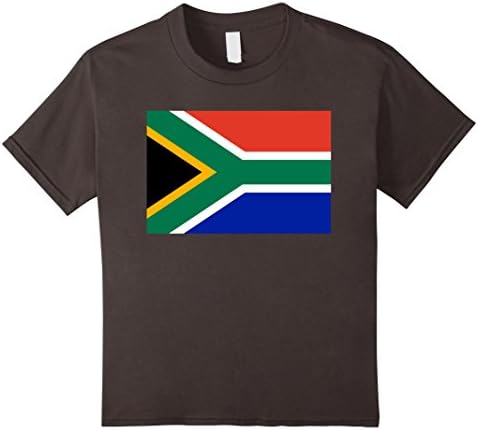 Kids South Africa Flag Shirt African Family Party Gift T-Shirt 4 Asphalt