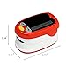 Children Pulse Oximeter Fingertip Pediatric Oxygen Saturation Monitor for Kids Babies Lithium Battery Yonker K1 - Red