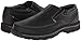 Skechers USA Men's Segment The Search Slip On Loafer,Black Leather,11.5 M US