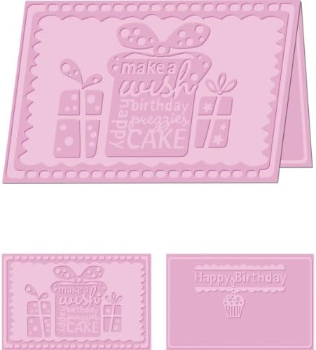 Craftwell USA Make a Wish Embossing Folder, 8.5 by 11-Inch