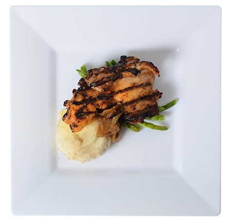 9.5" Square White Plastic Dinner Plates 120 Pieces Disposable/Reuseable