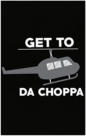 TeeSwitch Get To Da Choppa Cool Creative Helicopter Design - Poster