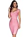 Meilun Women's Bandage Dress Square Neck Bodycon Party Dress