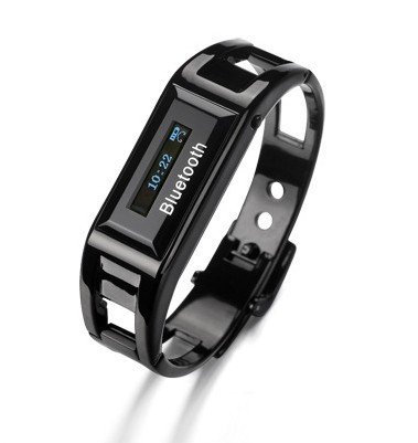 Bluetooth Bracelet with Vibration Function and Digital Time Display