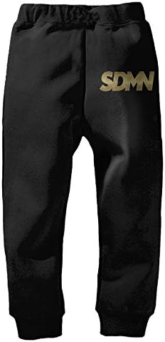 Golden SDMN Design Kid's Jogger Sweat Pants For Boys & Girls 2-6 Toddlers