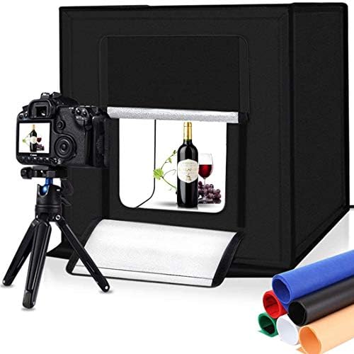 Photo Studio Light Box Kit, 12inch x 12inch Photography Adjustable