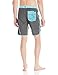 O'Neill Men's Standard 20 Inch Outseam Ultrasuede Swim Boardshort, Steel Grey/Santa Cruz, 34