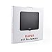 RAPIO 50 Miles Range Digital HDTV Amplified Indoor TV Receive, One Year Warranty, TVfox Antenna, Coax Cable With Detachable Amplifier Signal Booster, Omni Directional VHF UHF Antennas