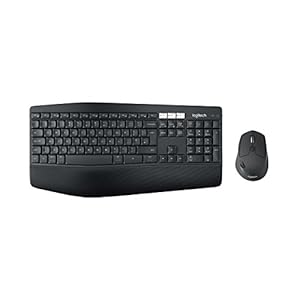 Logitech-MK850-Multi-Device-Wireless-Keyboard-and-Mouse-Combo-24GHz-Wireless-and-Bluetooth-Curved-Keyframe-Wireless-Mouse-12-Programmable-Keys-3-Year-Battery-Life-PCMac-QWERTY-UK-Layout Logitech MK850 Multi-Device Wireless Keyboard and Mouse Combo, 2.4GHz Wireless and Bluetooth, Curved Keyframe & Wireless…