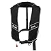 Lifesaving Pro Premium Quality Automatic/Manual Inflatable Life Jacket Life Vest Inflate Survival Aid PFD 275N Buoyancy XXXL Size for Adult NEW - Black Color