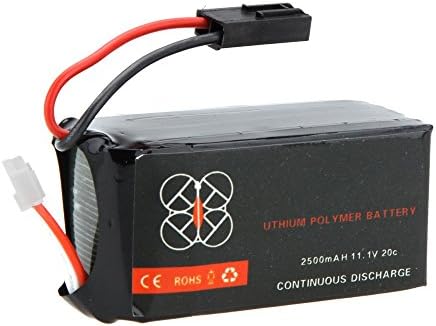 JSMeet Upgrade Lipo Battery 11.1V 2500mah 20C for Parrot AR.Drone 2.0 Quadcopter