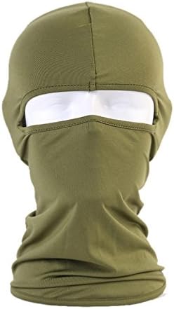 BCOCOB Ski Mask Balaclava - Windproof Mask Adjustable Face Headwear Warmer For Skiing,Bike,Cycling,Hiking,Protection Motorcycle Outdoor Sports (Green)