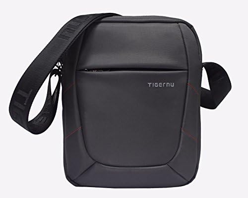 New Crossbody Bag Casual Travel Bag, Shoulder Bag 10-Inch Mini Waterproof Nylon Messenger Bags for Men and Women (Gray)