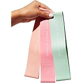 Love Sweat Fitness Resistance Booty Bands | Loops Bands, Set of 3 + Carry Bag