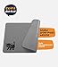 Smiling Paws Pets - Extra Large Cat Litter Mat - Pet Rug - Catches Litter That Spills Outside Litter Box - Easy to Clean - Non-Slip - Litter Box Mat - Kitty Litter Catcher - Grey XL Size (47