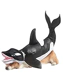 Animal Planet Orca Dog Costume, Medium, Black/White