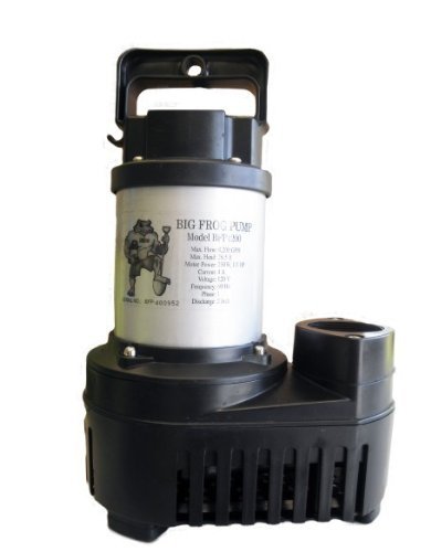 Anjon Big Frog Eco-Drive 3000 GPH Submersible Pond Pump BFED3000
