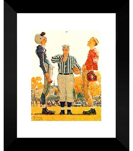 Amazon.com: Tackled (Football) 20x24 Framed Art Print by