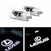 biukpci Car LED Door Light Projector Ghost Shadow Welcome Lamp for Lexus RX/ES/GX/LS/LX/IS Series 4 Pack