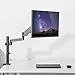 Monitor Mount Stand – Adjustable Single Arm Desk VESA Mount with Clamp, Grommet Base, HDMI Cable for LCD LED Screens up to 32 inch, Gas Spring Articulating Full Motion Arm Holds up to 17.6lbsthumb 1