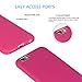 Yesker iPhone 6S Case iPhone 6 Case Slim Smooth Premium Durable Soft Rubber Gel back Case Cove - Pink
