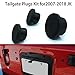 Tailgate Plugs for Jeep Rubber Plugs Rear Door Body Plugs Tramp Stamp kit for 2007-2018 Jeep Wrangler JK (3Pcs)