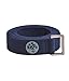 Manduka Unfold Yoga Strap - Lightweight Cotton, Secure, Slip Free Support, Midnight, 1.25 Inch Wide, 6 Feet (182cm)
