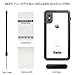 Temdan iPhone X Waterproof Case, Premium MetaI Made IP68 Waterproof Full-Body Protect Rugged Case with Built-in Screen Protector Underwater Case for iPhone X 2017 (Black/Clear) (Metal)