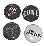 80'S Band Button Pack - The Cure The Smiths Depeche Mode Joy Division - 1 INCH PIN Back