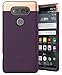 Encased Case Compatible with LG V20 Ultra Thin Purple Bumper (2016 SlimShield Edition) Full Coverage, Hybrid Tough Shell