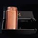 Brown Genuine Leather 2 ct Adjustable Cigar Case Travel Holder
