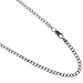 3mm Sterling Silver Curb Chain. 16,18,20,22,24,30 inches Avaialbe .925 Italian Necklace
