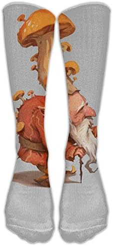 NOLIN AZU Mushroom King Soft Stockings Sport Sock Compression Socks For Travel Running Sports Socks For Running,Medical,Athletic Diabetic UNISEX