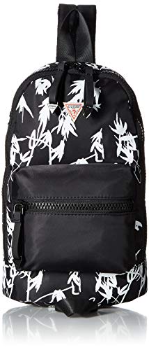 black and white mini backpack