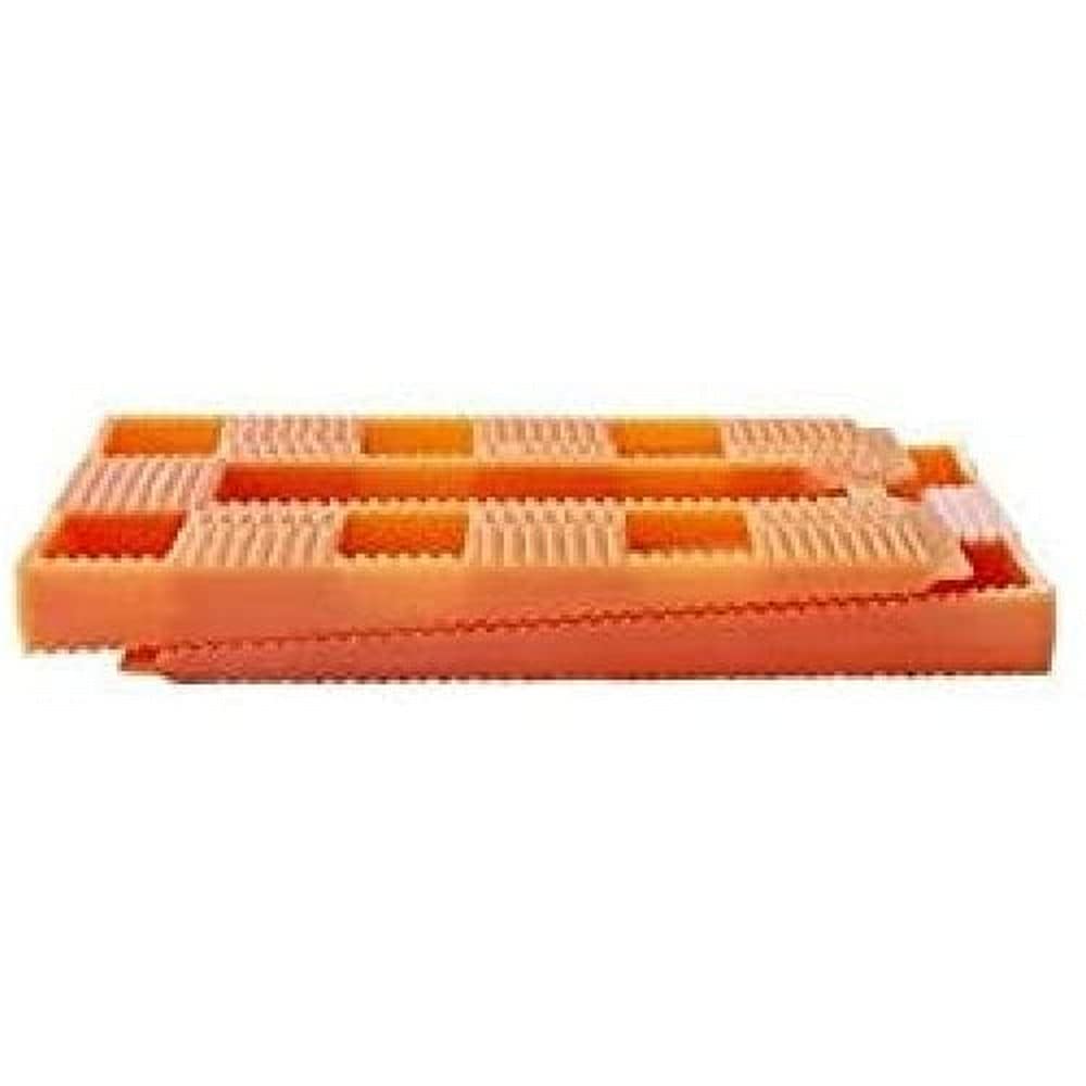 Serrated Spacer Wedge Set, Orange, 30 Piece, 80mm x 40mm x 8mm