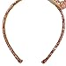 Fun 30th Birthday Sparkly Crown Headband Tiara and Party Hat Alternative Unisex One Size (Rose Gold)