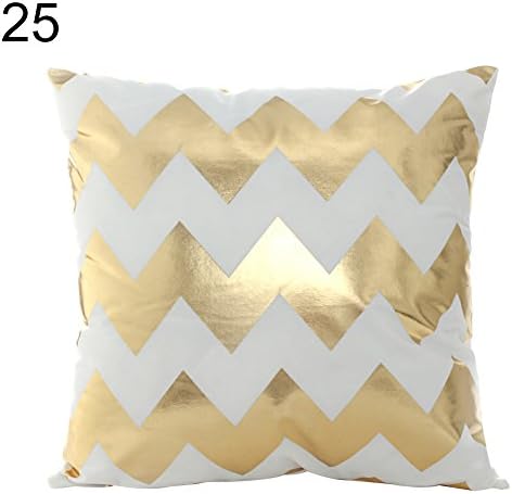 ALCYONEUS Gilding Love Heart Pineapple Print Pillow Cushion Cover Case Car Home Decor - 25#
