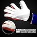 ATHPIK Soccer Goalie Gloves, Junior Indoor & Outdoor Goalkeeper Gloves with Finger Spines Protection and Strong Grip for Kids, Youth, Girls and Boys