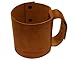 Faux Leather Sleeve with Handle/Travel Mug for Wide Mouth Pint Mason, Canning Jars