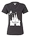 DisGear Castle is My Home Fireworks Apparel for Women - Theme Park Tee (Large, Dark Heather Grey)