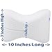 TravelWedge® Knee Pillow Memory Foam Pain Relief for Sciatic Nerve Leg Back Pregnancy Discomfort Includes Soft Breathable Washable Cover