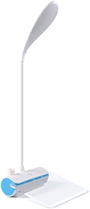 Message Board Desk Lamp, AOTOSOLO Touch Sensor Adjustable LED Reading Table Lamp Rechargeable Night Light for Bedroom with Hand Writing Board for Message Leaving