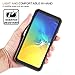 Temdan Samsung Galaxy S10 Waterproof Case 6.1inch Built-in Screen Full-Body Protector Clear Sound Quality IP68 Waterproof case for Samsung Galaxy S10 6.1inch (Gray-Black, with Floating Strap)