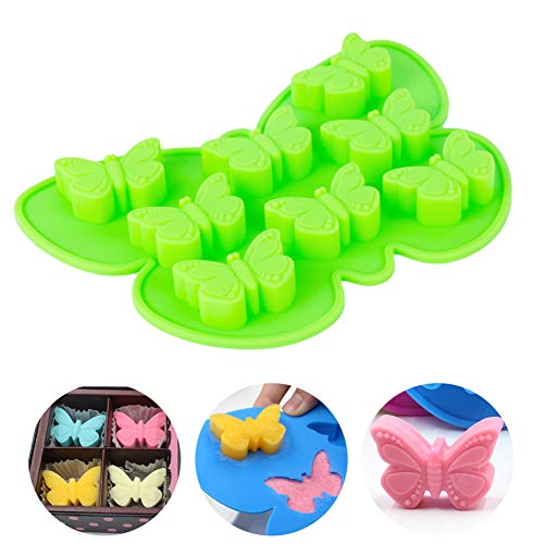 Delidge 2 Pack Butterfly Cake Mold Silicone Chocolate Candy Baking