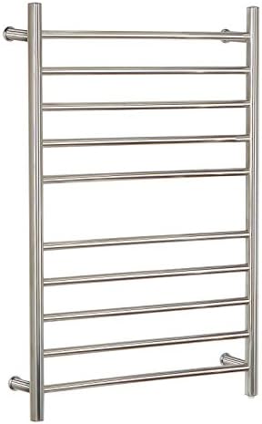 Myson WPRL10 10-Bar Wall Mount Towel Warmer, Bright Finish, Pearl