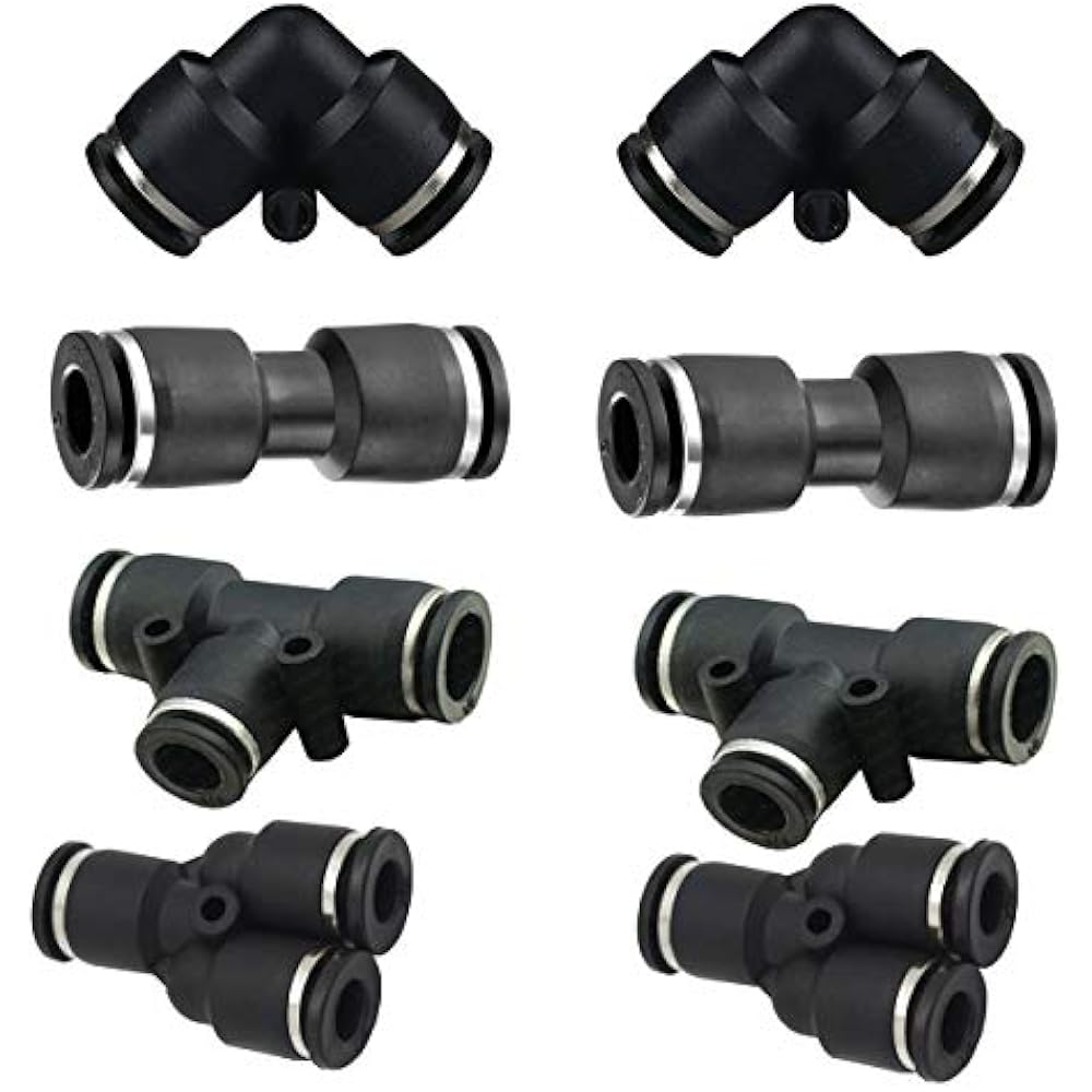 Utah Pneumatic 1/4Od Air Line Push To Connect Fittings Kit 2 Splitters Elbows eBay Utah Pneumatic 1/4Od Air Line Push To Connect Fittings Kit 2 Splitters Elbows eBay