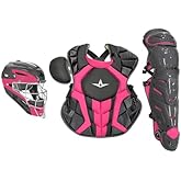 All-Star Axis Pro S7 Intermediate Hot Pink/Graphite Catcher's Kit