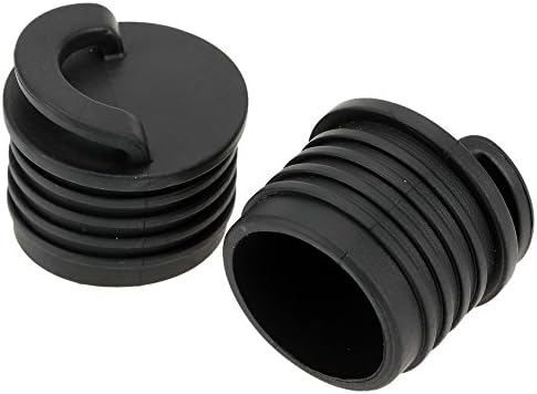 TecGeo(TM) New 2pcs 3.1 / 3.9cm Kayak Marine Boat Scupper Stopper Bungs Drain Holes Plugs Drain Holes Plugs Accessories