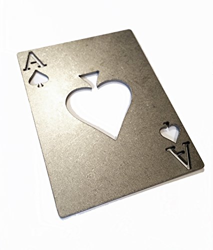 The US made Titanium Bottle opener - Poker - Ace of Spades - American Made Military"KILL CARD" - Thumbnail 5